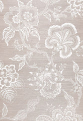 FSchumacher Wallpaper 5006091 Hothouse Flowers Sisal Haze &amp; Chalk
