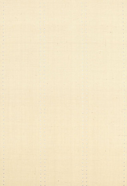 FSchumacher Wallpaper 5006110 Stud Stripe Ivory, Silver