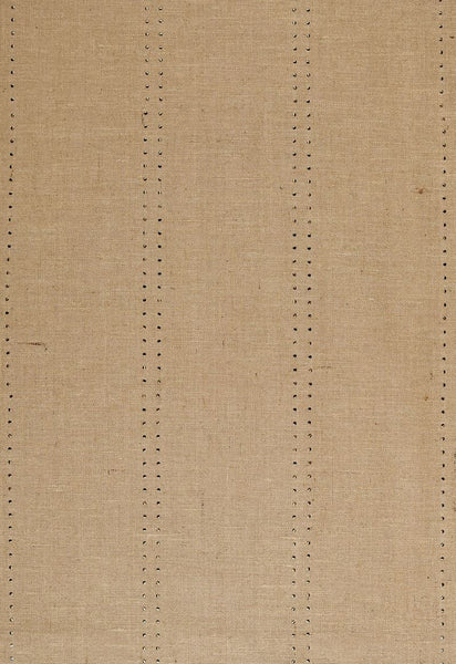 FSchumacher Wallpaper 5006111 Stud Stripe Natural, Bronze