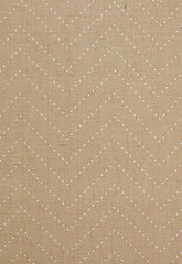 FSchumacher Wallpaper 5006280 Colton Chevron Natural, Silver