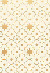 FSchumacher Wallpaper 5006624 Taj Trellis Burnished Gilt