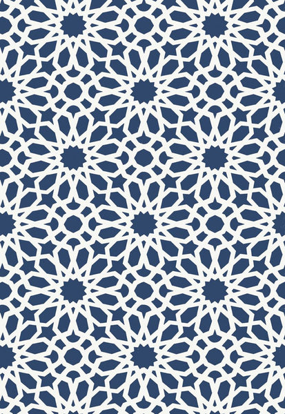 FSchumacher Wallpaper 5006640 Agadir Screen Lapis