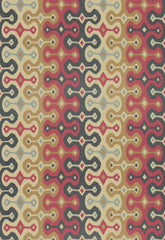 FSchumacher Wallpaper 5006651 Darya Ikat Sidewall Spice