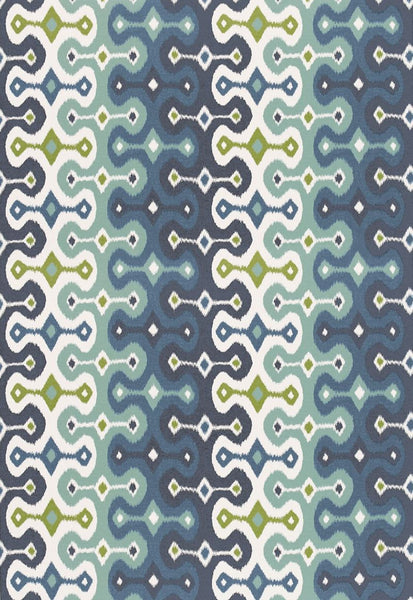 FSchumacher Wallpaper 5006652 Darya Ikat Sidewall Sky