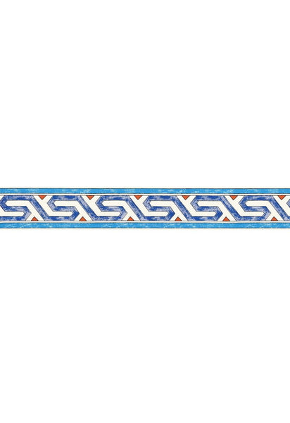 FSchumacher Wallpaper 5006720 Bosphorus Border Peacock