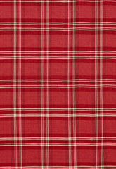 FSchumacher Fabric 50202 Check Rustique Cranberry