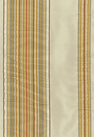 FSchumacher Fabric 51943 Bizet Ruched Stripe Fresco