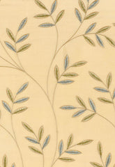 FSchumacher Fabric 52080 Vigne Embroidery Aqua