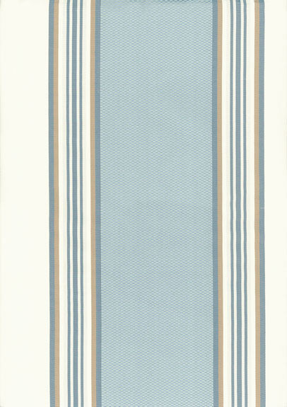 FSchumacher Fabric 52372 Ava Silk Stripe Cornflower