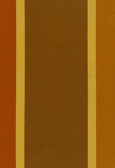 FSchumacher Fabric 52702 Olivia Silk Stripe Sienna
