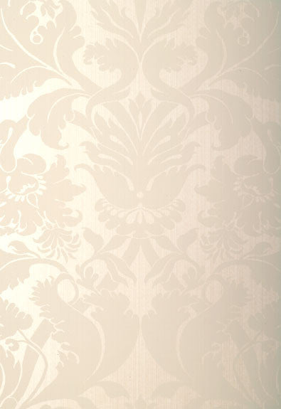 FSchumacher Wallpaper 529190 Fiorella Damask Pearl