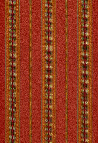 FSchumacher Fabric 54060 Sinclair Chenille Stripe Rouge