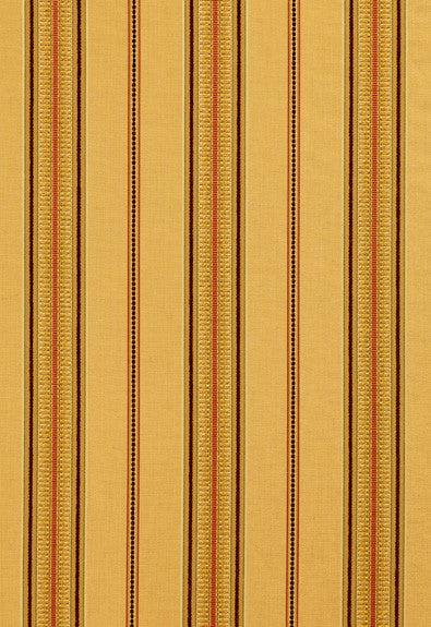 FSchumacher Fabric 54062 Sinclair Chenille Stripe Camel