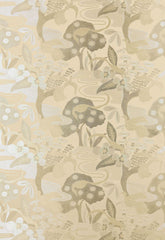 FSchumacher Fabric 54072 Katsura Lampas Platinum
