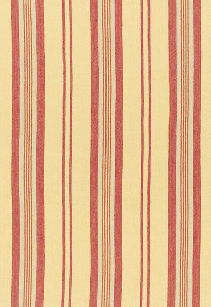 FSchumacher Fabric 54153 Sagaponic Linen Stripe Berry