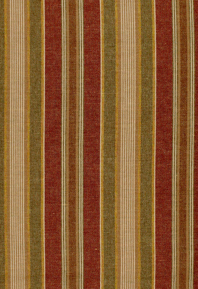 FSchumacher Fabric 54204 Edgemere Stripe Indian Red