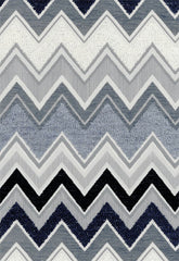 FSchumacher Fabric 54792 Zenyatta Mondatta Noir &amp; Blanc