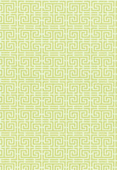 FSchumacher Fabric 54955 Chinois Fret Celadon, Ivory