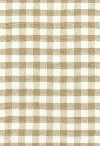 FSchumacher Fabric 55540 Sidney Check Sheer Natural