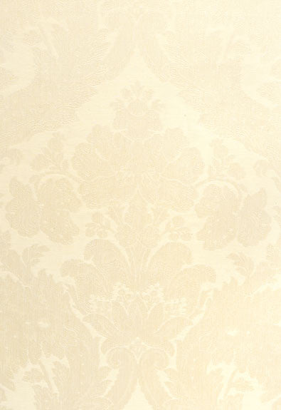 FSchumacher Fabric 55572 Rufina Damask Ivory
