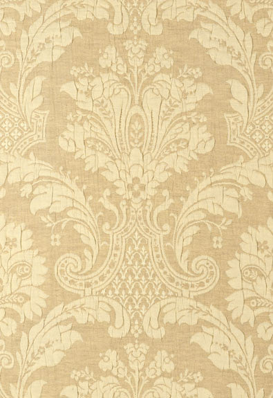 FSchumacher Fabric 55613 Genoa Damask Antelope