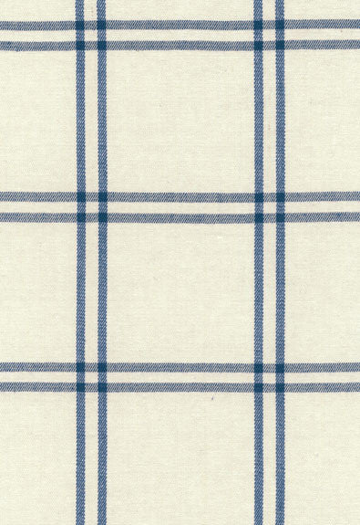 FSchumacher Fabric 55715 Luberon Plaid Indigo