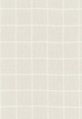 FSchumacher Fabric 55780 Vivianne Sheer Check Cream