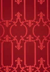 FSchumacher Fabric 55864 Ornamental Silk Ruby Lacquer