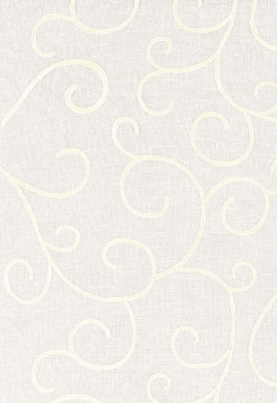 FSchumacher Fabric 55981 Adina Sheer Embroidery Cream