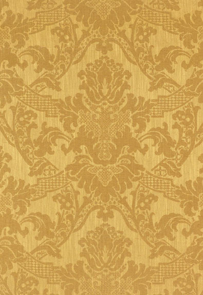 FSchumacher Fabric 60084 Grove Park Damask Hickory