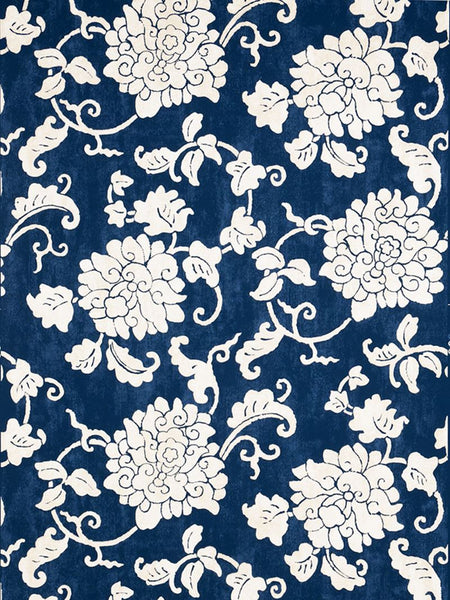 Stroheim Wallpaper 6022102 1084E Xiaoli S0550 Indigo
