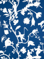 Stroheim Wallpaper 6023301 1090E Cathay Pastora S0510 Blue White