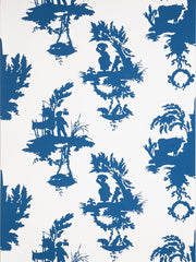 Stroheim Wallpaper 6023701 1093E Pastoral Symph S0510 French Blue