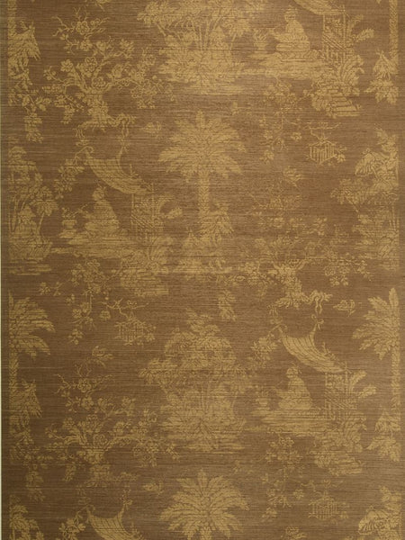 Stroheim Wallpaper 6038204 2640E Hangzhou Sisal S0810 Walnut