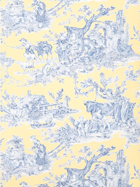 Stroheim Wallpaper 6040301 2672E Country Fable S0110 Jonquil