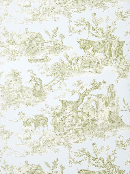 Stroheim Wallpaper 6040303 2672E Country Fable S0610 Robin's Egg
