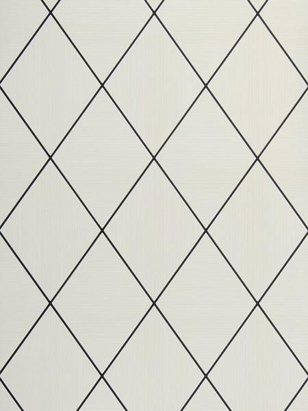 Stroheim Wallpaper 6052901 Hackett Ivory & Black