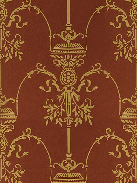 Stroheim Wallpaper 6105701 Aldridge Nonwoven Cinnamon