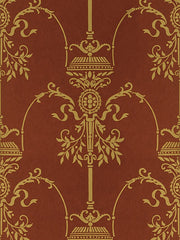 Stroheim Wallpaper 6105701 Aldridge Nonwoven Cinnamon