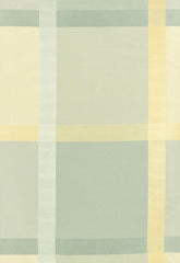 FSchumacher Fabric 61132 Surat Silk Plaid ROBIN'S Egg