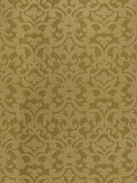 Stroheim Wallpaper 6140301 Midori Nonwoven Brass