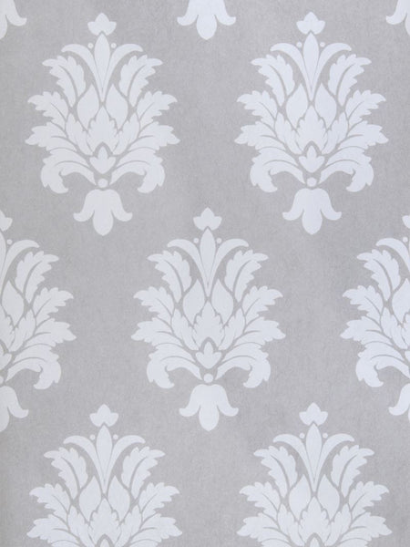 Stroheim Wallpaper 6142403 Whitby Nonwoven Silver