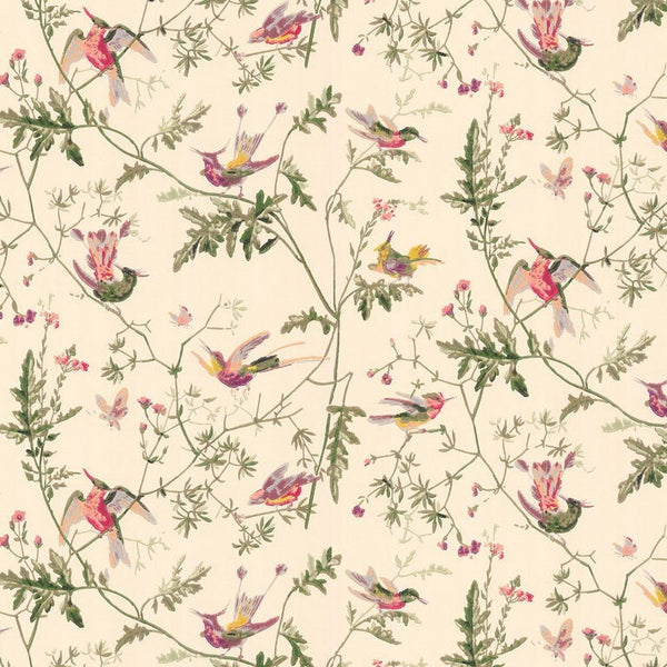 Cole & Son Wallpaper 62/1001.CS Hummingbirds Cream