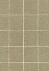 FSchumacher Fabric 62110 Glenariff Linen Check Natural