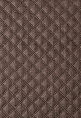 FSchumacher Fabric 62154 Thayer Quilted Linen Espresso
