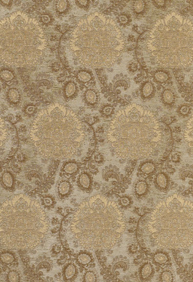 FSchumacher Fabric 62160 Sanderling Paisley Patina