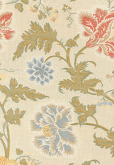 FSchumacher Fabric 62192 Lampasso Flori Berry