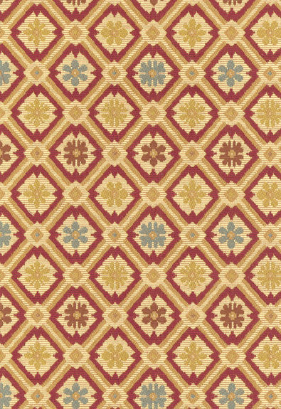 FSchumacher Fabric 62491 Savonnerie Tapestry Garnet