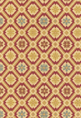 FSchumacher Fabric 62491 Savonnerie Tapestry Garnet