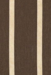 FSchumacher Fabric 62512 Leather Stripe Cocoa